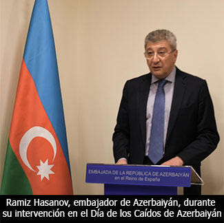 Azerbaiyán conmemora el Día de los Caídos en Madrid