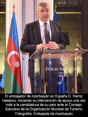 Se presenta en Madrid la candidatura de Azerbaiyán para el Consejo Ejecutivo de la Organización Mundial de Turismo