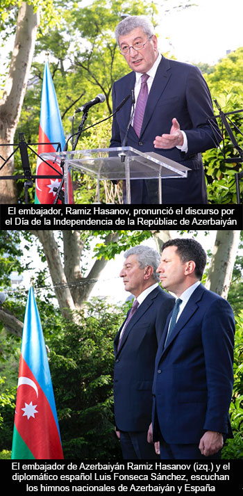 Celebración del Día de la Independencia de la República de Azerbaiyán en España 