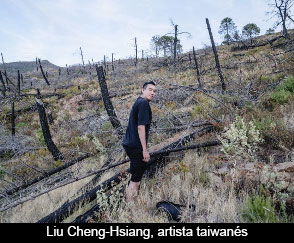 El artista taiwanés Liu Cheng-Hsiang inaugura su exposición en Genalguacil de Málaga