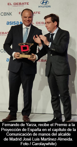 El Debate entrega en Madrid el IV Premio a la Proyección de España