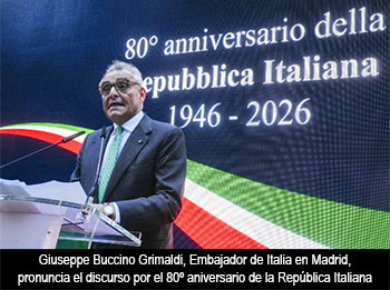 Italia celebra su 80ª aniversario de la Fiesta Nacional en Madrid