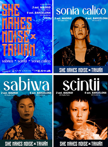 Taiwán impulsa la presencia de mujeres creadoras en la música electrónica con una edición especial de «She Makes Noise X Taiwán» en Madrid y Barcelona