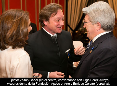 El pintor Zoltán Gábor Fodor-Lengyel, recibe la Medalla Europea al Mérito en el Trabajo