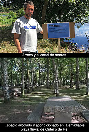 La playa fluvial pública de Lugo, ni está ni se le espera