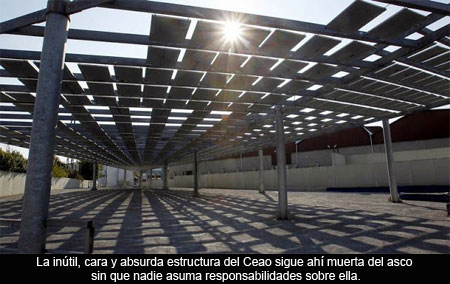 El vergonzoso 'Parque Energías Renovables del Ceao' (que en vez de generar energía la consume)