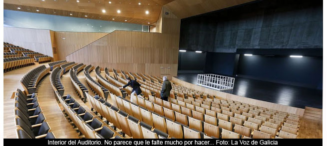 ¿A qué esperan para abrir el nuevo auditorio?