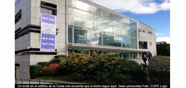 Brote de coronavirus en el edificio de la Xunta en Lugo
