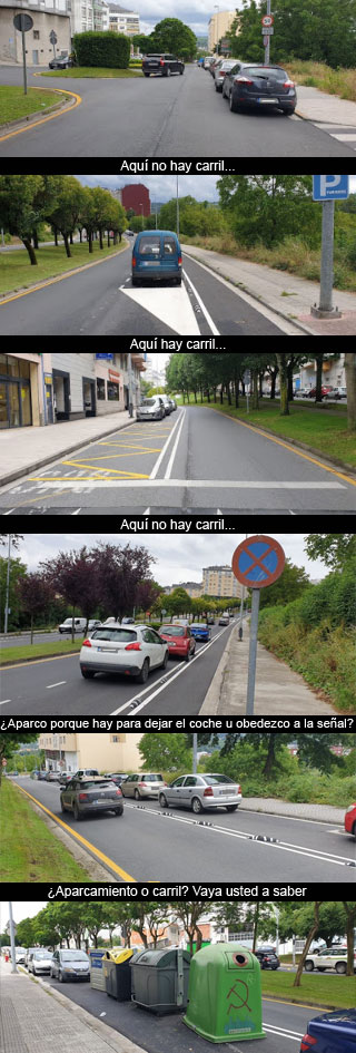 El carril bici de la Ronda del Carmen (Una buena idea... mal hecha)