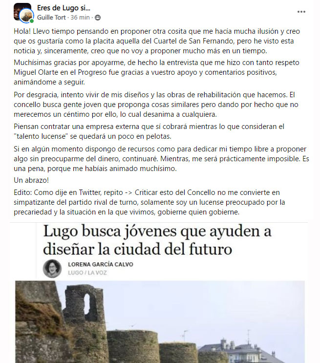 El negocio de la participación en Lugo