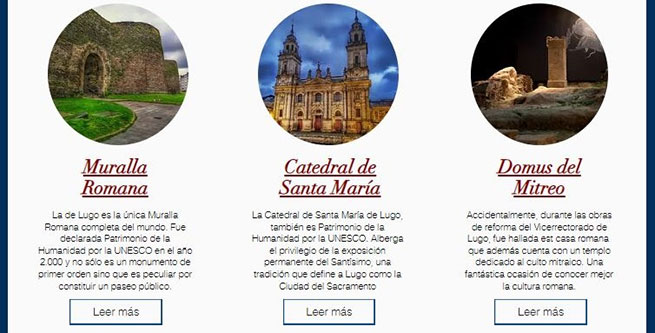 Ya tenemos una (modesta) web turstica de Lugo