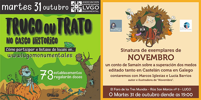 Truco o Trato y firma de libros por Saman - Halloween