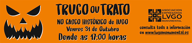 Esta tarde, truco o trato en el casco histrico de Lugo