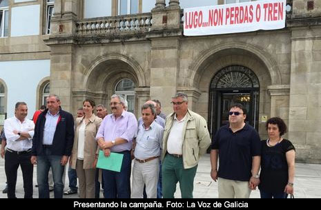 La otra pegada de carteles en Lugo