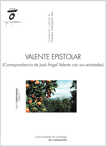 Epistolario de José Ángel Valente: Punto de encontro