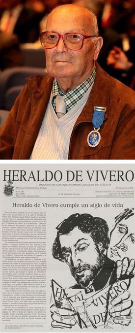 Luis Neira Rio, impresor y director de El Heraldo de Vivero