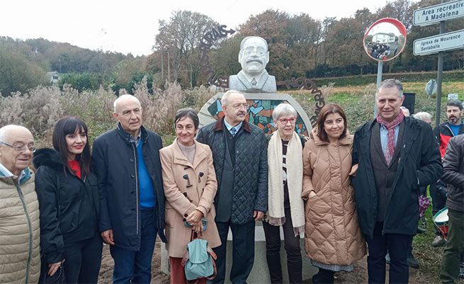 Homenaxe chairega a Ramón Villares, reitor de Cazás e nacionalista