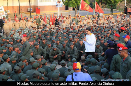 Las Fuerzas Armadas venezolanas. ¿'Poder en la sombra' o 'guardia pretoriana' del chavismo?