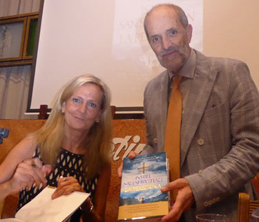 Presentación del libro 'La Peregrina' en el Sporting Club Casino de La Coruña