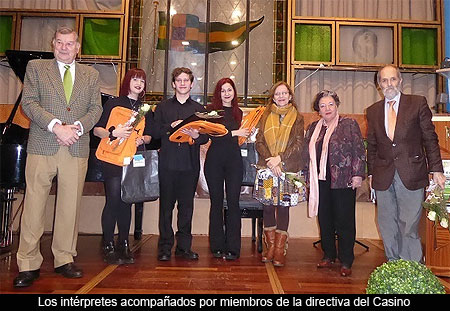 Buena música en los salones del Casino herculino