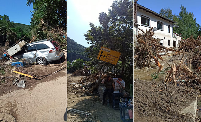 Wuppertal en Alemania: a la pandemia se suma la inundación