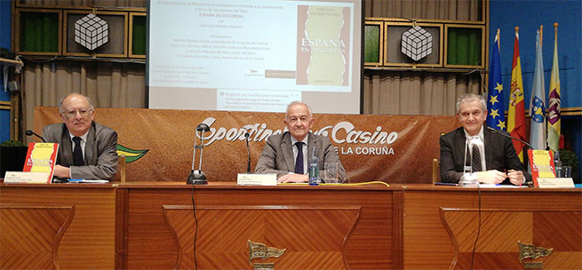 Presentación en el Casino del libro 'España en discordia'