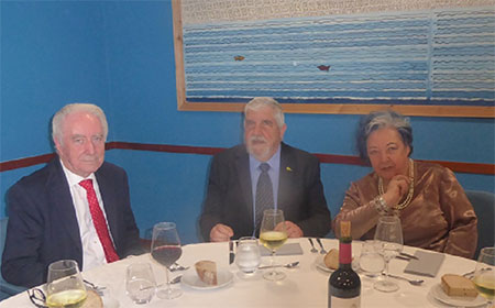 Celebración de la cena de las flores en el Casino