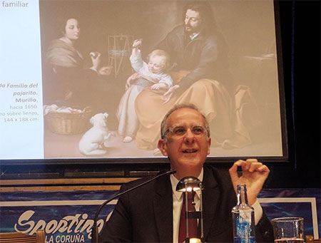 Conferencia de Juan de Dios Ruano en el Casino de La Coruña