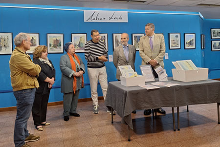 Exposición de acuarelas en el Casino