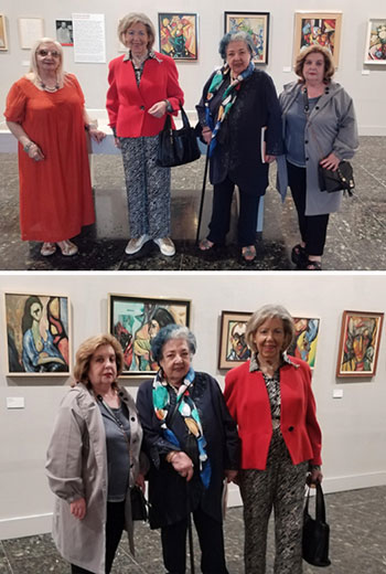 Visitando la exposición de Cheché Martín