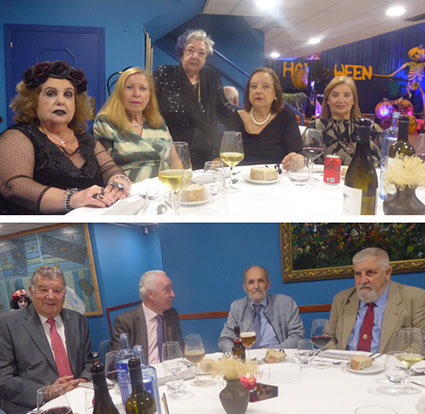 Cena de Halloween en el Casino de la Coruña