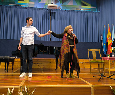 Música y canto en un mágico concierto