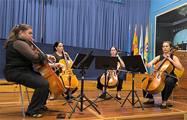 Concierto del cuarteto de violonchelo