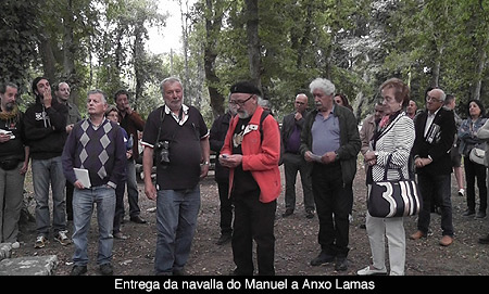 Agustín Fernández Paz e Anxo Lamas, coas navallas do Manuel