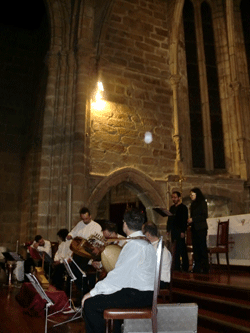 A msica do Prtico da Gloria nos Franciscanos de Ourense