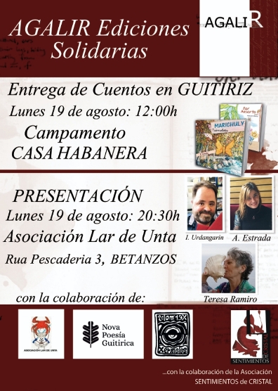 Presentación da editorial de Euskadi AGALIR Ediciones Solidarias en Betanzos e en Guitiriz