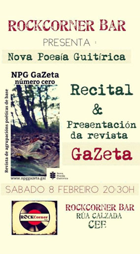 Presentación da Revista poética NPG Gazeta en Cee