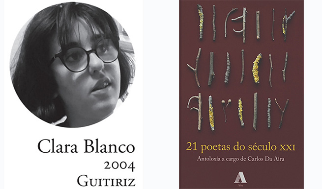 Clara Blanco, entre @s '21 poetas do século 21'