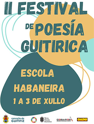 II Festival de Poesía Guitirica 1, 2 e 3 de xullo en Guitiriz