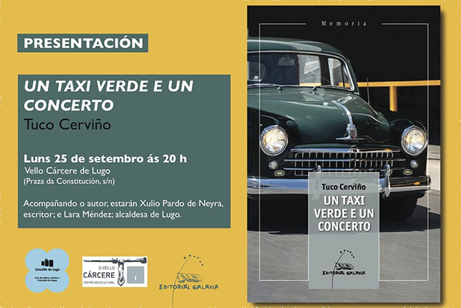 Presentacin de 'Un Taxi verde e un concerto' de Tuco Cervio