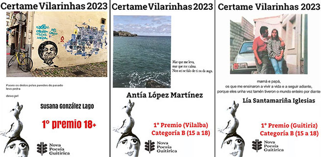 Premios da VII edición do Certame Vilarinhas 2023