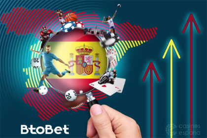 Informe de BtoBet revela que casinos online no paran de crecer en España