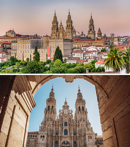 La única triple escalera helicoidal del mundo está en Santiago de Compostela