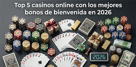Top 5 casinos online con los mejores bonos de bienvenida en 2026