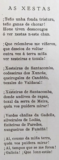 A poesía de Avelino Díaz en Debezos (24): 'As Xestas' (1)