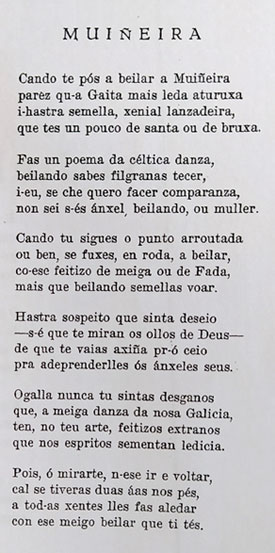 A poesía de Avelino Díaz en Debezos (29): 'Muiñeira' (1)