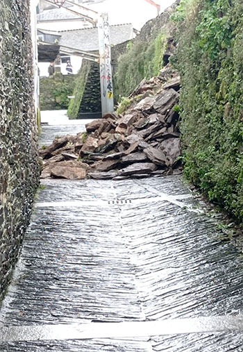 A derruba da Muralla de Lugo