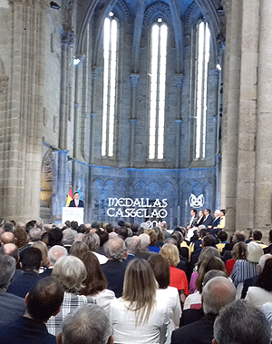 Na entrega das Medallas Castelao