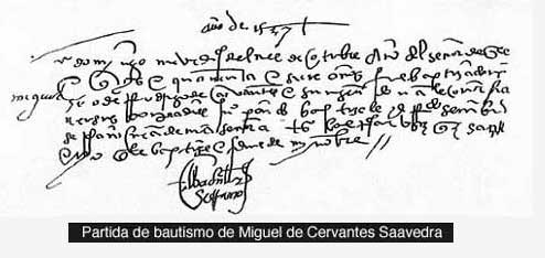 Miguel de Cervantes Saavedra. Algunos datos genealgicos.