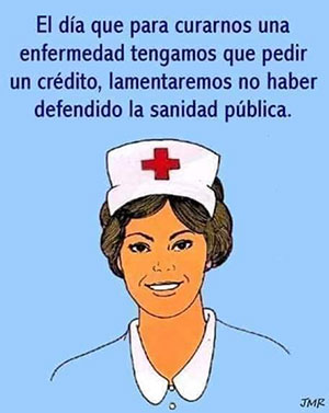 San Cosme y San Damián a favor de la Sanidad Pública y llamada a los Ricos a colaborar al bien común